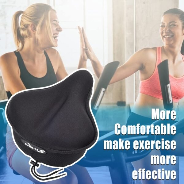 71fE1FduLNL Extra Thick Gel Bicycle Seat Cover for Road Bikes