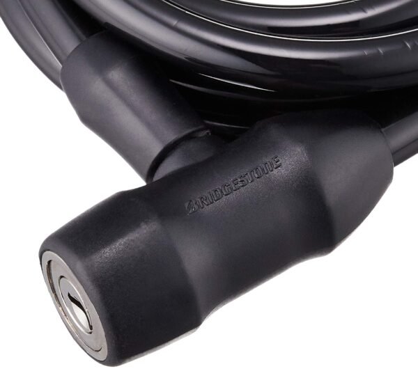Bridgestone Bicycle Key Wire Lock Black Anti Theft Security